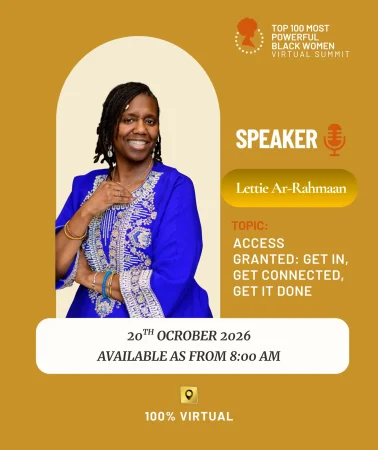 Lettie Ar-Rahmaan FEATURED SPEAKER (21 x 25 cm)